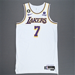 Brown Jr., Troy<br>White Association Edition - 2023 NBA Playoffs - Western Conference Finals - Game 3 - Worn 5/20/2023<br>Los Angeles Lakers 2022-23<br>#7 Size: 50+6
