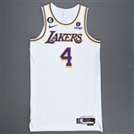 Walker IV, Lonnie<br>White Association Edition - 2023 NBA Playoffs - Western Conference Finals - Game 3 - Worn 5/20/2023<br>Los Angeles Lakers 2022-23<br>#4 Size: 48+6