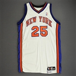 Collins, Mardy<br>White Set 1 <br>New York Knicks 2007-08<br>#25 Size: 48+4