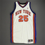 Collins, Mardy<br>White Set 1 <br>New York Knicks 2007-08<br>#25 Size: 48+4