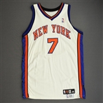 Harrington, Al<br>White Set 2 w/Nate Robinson Autograph<br>New York Knicks 2008-09<br>#7 Size: 48+2