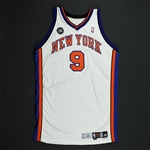 Bender, Jonathan *<br>White Regular Season w/McGuire Patch - Photo-Matched - Worn 3 Games (12/18/09, 2/27/10, and 3/18/10)<br>New York Knicks 2009-10<br>#9 Size: 50+4