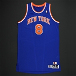 Gallinari, Danilo *<br>Blue - Hardwood Classics - Photo-Matched to 1 Game - Worn 1 Game (2/11/11)<br>New York Knicks 2010-11<br>#8 Size: 3XL+4