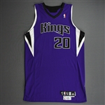 Greene, Donte<br>Purple Regular Season<br>Sacramento Kings 2008-09<br>#20 Size: 48+4