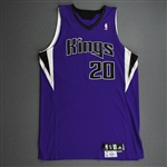 Greene, Donte<br>Purple Regular Season<br>Sacramento Kings 2008-09<br>#20 Size: 50+4