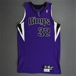 Garcia, Francisco<br>Purple Regular Season<br>Sacramento Kings 2008-09<br>#32 Size: 48+4