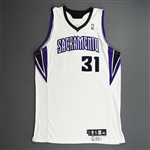 Hawes, Spencer<br>White Regular Season<br>Sacramento Kings 2008-09<br>#31 Size: 50