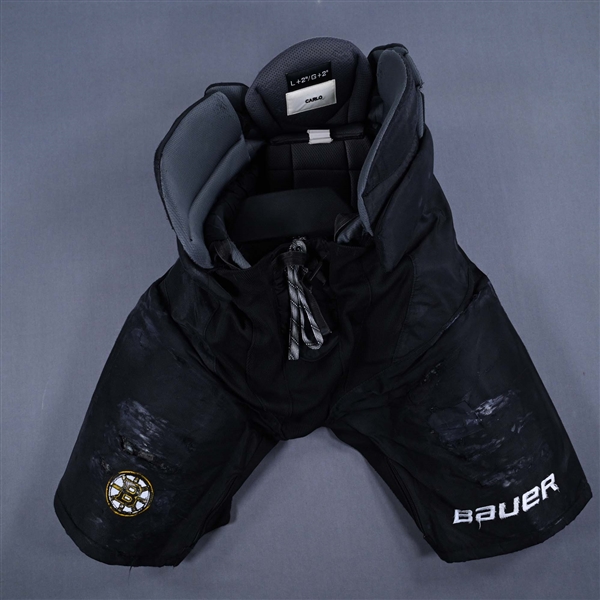Carlo, Brandon<br>Black, Bauer Pants<br>Boston Bruins 2021-22<br>#25Size: L+2"