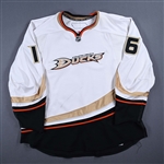 Parros, George *<br>White Set 3<br>Anaheim Ducks 2007-08<br>#16 Size: 60
