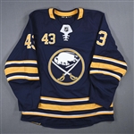 Sheary, Conor *<br>Blue Set 1<br>Buffalo Sabres 2018-19<br>#43 Size: 54
