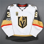 McNabb, Brayden *<br>White Set 1 w/ Inaugural Season & NHL Centennial Patches (A removed)<br>Vegas Golden Knights 2017-18<br>#3 Size: 58