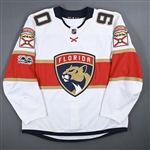 McCann, Jared *<br>White Set 1 w/ NHL Centennial Patch<br>Florida Panthers 2017-18<br>#90 Size: 56