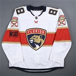 McGinn, Jamie *<br>White Set 2 w/ MSD Patch<br>Florida Panthers 2017-18<br>#88 Size: 58