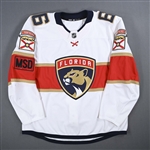 Petrovic, Alex *<br>White Set 2 w/ MSD Patch<br>Florida Panthers 2017-18<br>#6 Size: 58