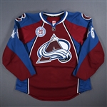 Gormley, Brandon *<br>Burgundy w/ 20th Anniversary Patch<br>Colorado Avalanche 2015-16<br>#46 Size: 56