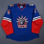 Blais, Sammy *<br>Blue Reverse Retro Set 1<br>New York Rangers 2022-23<br>#91 Size: 58