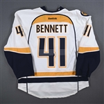 Bennett, Kris<br>White - Team-Issued (TI) - CLEARANCE<br>Nashville Predators <br>#41 Size: 56