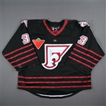 Deguire, Tricia<br>Black Set 1 - Worn in First Game in Franchise History - November 5, 2022 @ Buffalo Beauts<br>Montreal Force 2022-23<br>#33Size: 