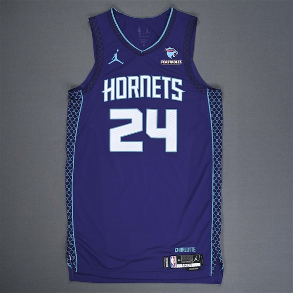 Miller, Brandon<br>Statement Edition - Worn 3/5/2024<br>Charlotte Hornets 2023-24<br>#24 Size: 48+6
