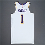 Russell, DAngelo<br>Association Edition - Worn 11/25/2023<br>Los Angeles Lakers 2023-24<br>#1 Size: 46+6