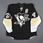Cooke, Matt *<br>Black Set 1 w/A<br>Pittsburgh Penguins 2008-09<br>#24 Size: 58
