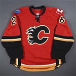 Nilson, Marcus * <br>Red Set 2 - Game-Issued (GI) (RBK 2.0)<br>Calgary Flames 2007-08<br>#26 Size: 58
