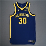 Curry, Stephen<br>Statement Edition - Worn 1/25/2024<br>Golden State Warriors 2023-24<br>#30 Size: 48+4