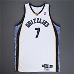 Kinsey, Tarence<br>White Set 1<br>Memphis Grizzlies 2006-07<br>#7 Size: 48+2