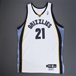 Warrick, Hakim<br>White Set 1<br>Memphis Grizzlies 2006-07<br>#21 Size: 50+2