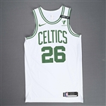 Nesmith, Aaron<br>Association Edition - Worn 1/25/2021<br>Boston Celtics 2020-21<br>#26Size: 48+4