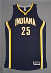 Christmas, Rakeem<br>Navy NBA Autographed Jersey<br>Indiana Pacers 2015-16<br>#25 Size: 4XL+4