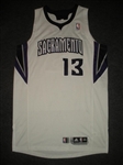 Evans, Tyreke<br>White Regular Season - 11/24/12 - Photo-Matched to 1 Game - Worn 1 Game (11/24/12)<br>Sacramento Kings 2012-13<br>#13 Size: 2XL+2