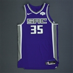 Bagley III, Marvin<br>Purple Icon Edition - Worn 11/25/18<br>Sacramento Kings 2018-19<br>#35 Size: 48+4