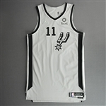 Primo, Joshua<br>Silver Statement Edition - Worn 3/12/22<br>San Antonio Spurs 2021-22<br>#11 Size: 48+4