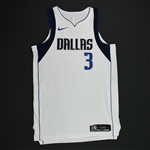 Noel, Nerlens<br>White Association Edition - Worn 10/18/17<br>Dallas Mavericks  2017-18<br>#3 Size: 50+4