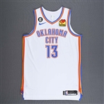 Dieng, Ousmane<br>White Association Edition - Wore 10/27/2022<br>Oklahoma City Thunder 2022-23<br>#13 Size: 50+4