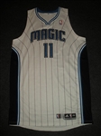 Davis, Glen<br>White Regular Season - 1/17/12 - Photo-Matched to 1 Game - Worn 1 Game (1/17/12)<br>Orlando Magic 2011-12<br>#11 Size: 4XL+4