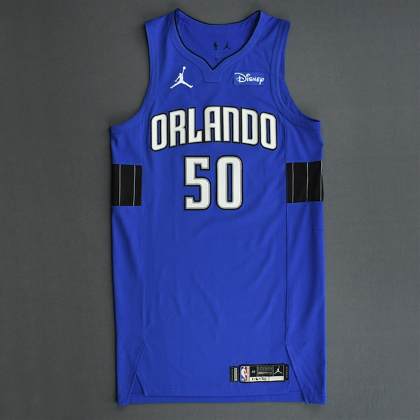 Anthony, Cole<br>Blue Statement Edition - Worn 1/6/21<br>Orlando Magic 2020-21<br>#50 Size: 46+6
