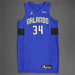 Carter Jr., Wendell<br>Blue Statement Edition - Worn 10/24/21<br>Orlando Magic 2021-22<br>#34 Size: 50+6