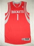 Lamb, Jeremy<br>Red Regular Season Game-Issued (GI)<br>Houston Rockets 2012-13<br>#1 Size: L+2