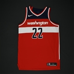 Porter Jr., Otto<br>Red Icon Edition - Worn 3/25/18 (Recorded Double-Double)<br>Washington Wizards 2017-18<br>#22 Size: 52+4