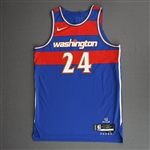 Kispert, Corey<br>Royal City Edition - Worn 11/15/21<br>Washington Wizards 2021-22<br>#24 Size: 50+4