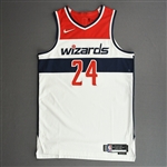 Kispert, Corey<br>White Association Edition - Worn 1/3/22<br>Washington Wizards 2021-22<br>#24 Size: 50+4