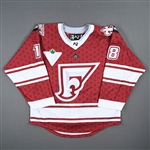 De Sousa, Deziray<br>Maroon Set 1<br>Montreal Force 2022-23<br>#18 Size: LG