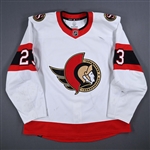 Hamonic, Travis *<br>White Set 1<br>Ottawa Senators 2022-23<br>#23 Size: 56