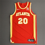 Collins, John<br>Red Icon Edition - Worn 10/27/21<br>Atlanta Hawks 2021-22<br>#20 Size: 50+4