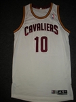 Karasev, Sergey<br>White Regular Season - Worn 1 Game (11/15/13)<br>Cleveland Cavaliers 2013-14<br>#10 Size: 2XL+2