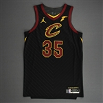 Okoro, Isaac<br>Black Statement Edition - Worn 1/25/21<br>Cleveland Cavaliers 2020-21<br>#35 Size: 48+4