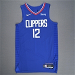 Bledsoe, Eric<br>Icon Edition - Worn 10/25/2021<br>Los Angeles Clippers 2021-22<br>#12 Size: 48+4