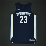 McLemore, Ben<br>Navy Icon Edition - Worn 11/20/17<br>Memphis Grizzlies 2017-18<br>#23 Size: 48+4